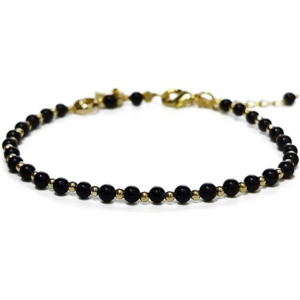 Mini Beads Natural Gemstone Adjustable Bracelet